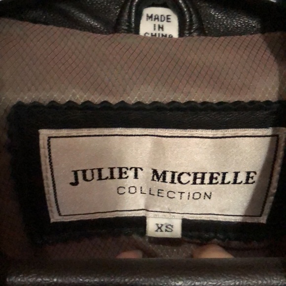 Leather tie waist jacket - Picture 3 of 11